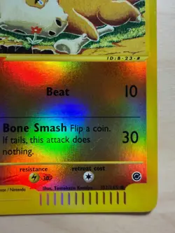 Pokemon Cubone Reverse Holo #103/165 Expedition Base Set 2002 Rare - Image 4