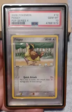 Pidgey Pop Series 4 Pokemon 2006 Gem MT Psa 10 - Image 1