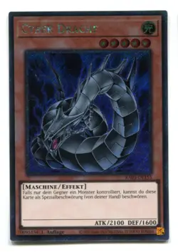 Yu-Gi-Oh! Cyber Drache Platinum Secret Rare RA03-DE155 - Image 1