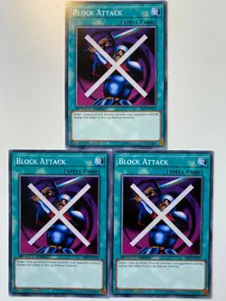 Yugioh Block Attack SBLS-EN038 Common SPEED DUEL NM x3 Play Set - Image 1