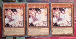 3x Aschenblute&Freudiger Fruhling L5DD-DEC09 COMMON DEUTSCH PLAYSET Yu-Gi-Oh - Image 1