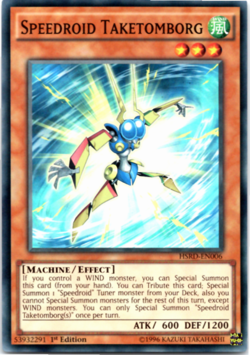 Speedroid Taketomborg - HSRD-EN006 - Super Rare - 1st Edition Yugioh - Image 1