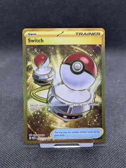 Pokemon Card Switch 206/165 Secret Rare Scarlet & Violet 151 NM/M - Image 1