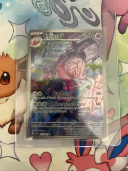 Pokemon TCG Tinkatuff Scarlet & Violet Paldea Evolved Holo Card 217/193 - Image 1