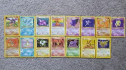 COMPLETE 1999 Pokemon FOSSIL Set WOTC VINTAGE Rare/Uncommon/Common 47 Card Lot - Image 2