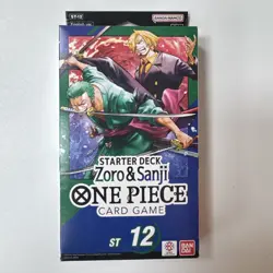 One Piece Card Game STARTER DECK - Zoro and Sanji - [ST-12] English NEW SEALED - Image 1