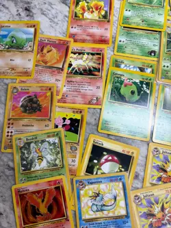 Old Pokemon cards lot! Various cards as shown! - Image 1