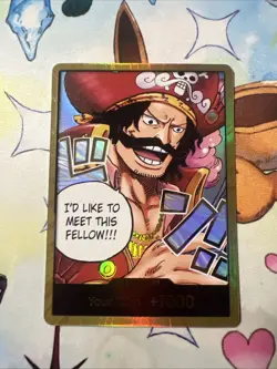 DON!! Card (Gol.D.Roger) (Gold) Carrying On His Will Foil - Image 1