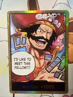 DON!! Card (Gol.D.Roger) (Gold) Carrying On His Will Foil - Image 3