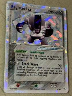 Registeel ex 99/101 Holo RARE pokemon Card NM/MT or Better - SWEET !! - Image 1