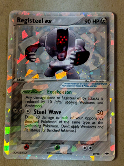 Registeel ex 99/101 Holo RARE pokemon Card NM/MT or Better - SWEET !! - Image 2