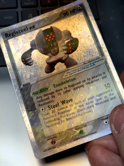 Registeel ex 99/101 Holo RARE pokemon Card NM/MT or Better - SWEET !! - Image 3