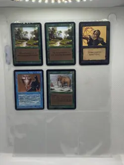 Magic The Gathering Lot Of Alpha/Beta/Unlimited Used Cards - Image 4
