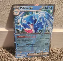Palafin ex - JUMBO - Black Star Promo SVP 126 Scarlet Violet Pokemon TCG Card - Image 1