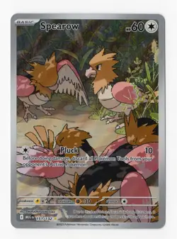 Spearow Mega Evolution 151/132 Illustration Rare NM English Pokemon Card - Image 1
