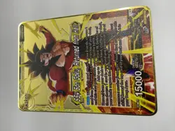 SS4 Sin Goku,Reterned from Hell Metal Dragon Ball Gift Display Card-Collectible - Image 4