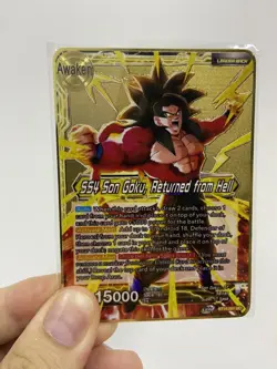 SS4 Sin Goku,Reterned from Hell Metal Dragon Ball Gift Display Card-Collectible - Image 5