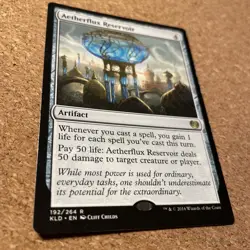 Aetherflux Reservoir Kaladesh Rare Artifact MTG Magic The Gathering LP 192 KLD - Image 2