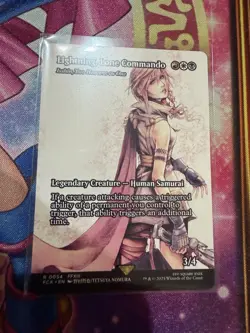 Lightning, Lone Commando (Showcase) 54 MTG Final Fantasy: Through the Ages - Image 1