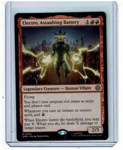 Electro, Assaulting Battery - Spiderman - Magic the Gathering - Image 1