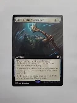 MTG - Staff of the Storyteller (Extended Art) ONC Regular Rare #048 - Image 1
