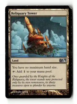 MTG Reliquary Tower - Core Set 2013 Heavily Played English - Image 1