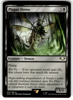 Plague Drone Universes Beyond: Warhammer 40000 Regular MTG NM - Image 1