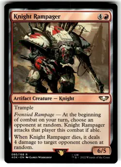 Knight Rampager Universes Beyond: Warhammer 40000 Regular MTG - Image 1