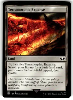 Terramorphic Expanse Universes Beyond: Warhammer 40000 Regular MTG - Image 1