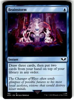 Brainstorm Universes Beyond: Warhammer 40000 Regular MTG NM - Image 1