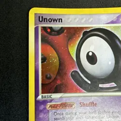 2005 Unown U Holo Unseen Forces U/28 Pokemon Card Wotc Lightly Played - Image 3