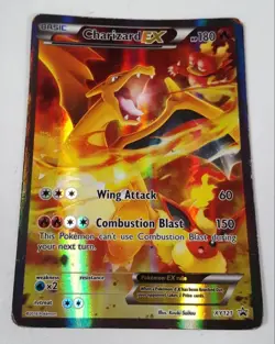 Charizard EX XY121 Holo Promo Pokemon Card - Played Condition #Live - Image 1