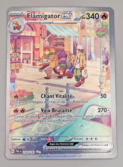 Carte Pokemon : Flamigator EX 258/193 Evolutions a Paldea Francaise NEUF - Image 1