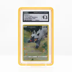 Pokemon Poocheyena Holo #GG33 Galarian Gallery Crown Zenith - CGC 9.5 Mint+ - Image 1