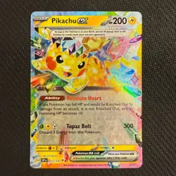 Pikachu ex 057/191 NM Double Rare Sv: Surging Sparks Pokemon TCG - Image 1