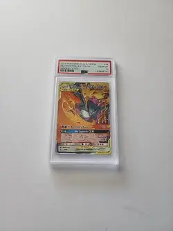 2019 Pokemon Sun & Moon Moltres Zapdos Articuno GX Hidden Fates 44/68 PSA 10 - Image 1