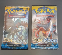 Pokemon TCG Sun & Moon Booster Pack Lot of 2 • Factory Sealed - Image 1