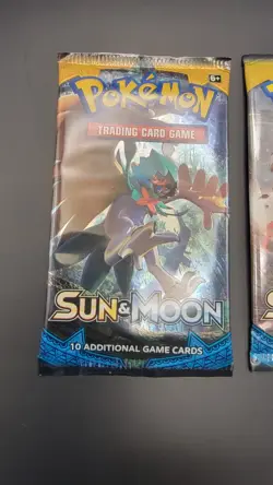 Pokemon TCG Sun & Moon Booster Pack Lot of 2 • Factory Sealed - Image 2
