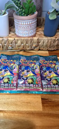 Pokemon TCG: Scarlet & Violet - Battle Partners 3 Booster Packs Lot (Korean) - Image 2