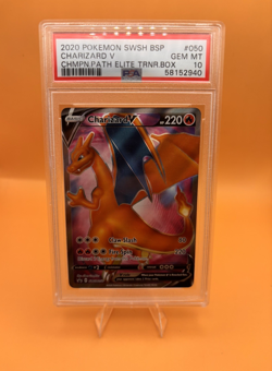 Charizard V SWSH050 SWSH: Sword & Shield Promo Pokemon TCG PSA 10! - Image 1