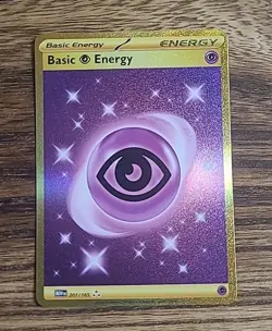 Pokemon Psychic Energy 207/165 151 Gold Hyper Rare Holo - Image 1