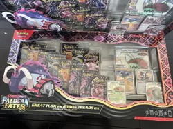 2x Pokemon TCG Paldean Fates Great Tusk Premium Collection Box Factory Sealed - Image 2