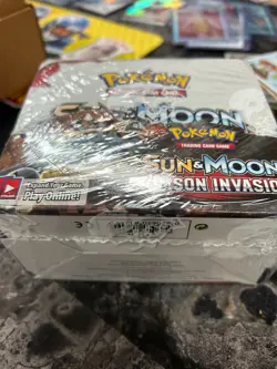 Pokemon 2017 Sun & Moon Crimson Invasion Booster Box - Factory Sealed 820650812491 - Image 2