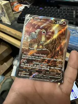 Entei v Crown Zenith Galarian Gallery Holo Ultra Rare Pokemon TCG GG36/GG70 - Image 1