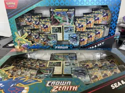 2x Pokemon Crown Zenith Sea and Sky Premium Collection Box Sealed BRAND NEW - Image 1