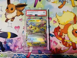 Pokemon TCG Pikachu EX Surging Sparks 57/191 Mint Condition PSA 9 - Image 1