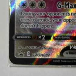 2019-2023 Pokemon Gaming Sword & Shield Black Star Promos Eevee VM #SWSH087 - Image 4