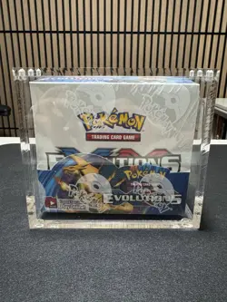 Pokemon TCG XY Evolutions Booster Box (36 Packs) Factory Sealed w/ Acrylic Case - Image 1
