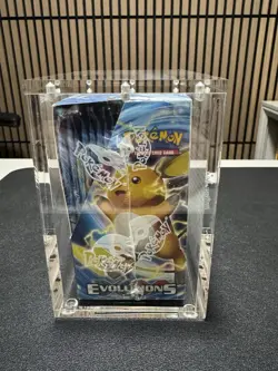 Pokemon TCG XY Evolutions Booster Box (36 Packs) Factory Sealed w/ Acrylic Case - Image 2