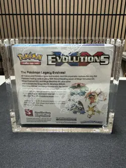 Pokemon TCG XY Evolutions Booster Box (36 Packs) Factory Sealed w/ Acrylic Case - Image 3